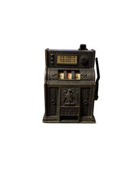 Vintage Die-Cast Metal Golden Eagle Mini Vegas Pencil Sharpener